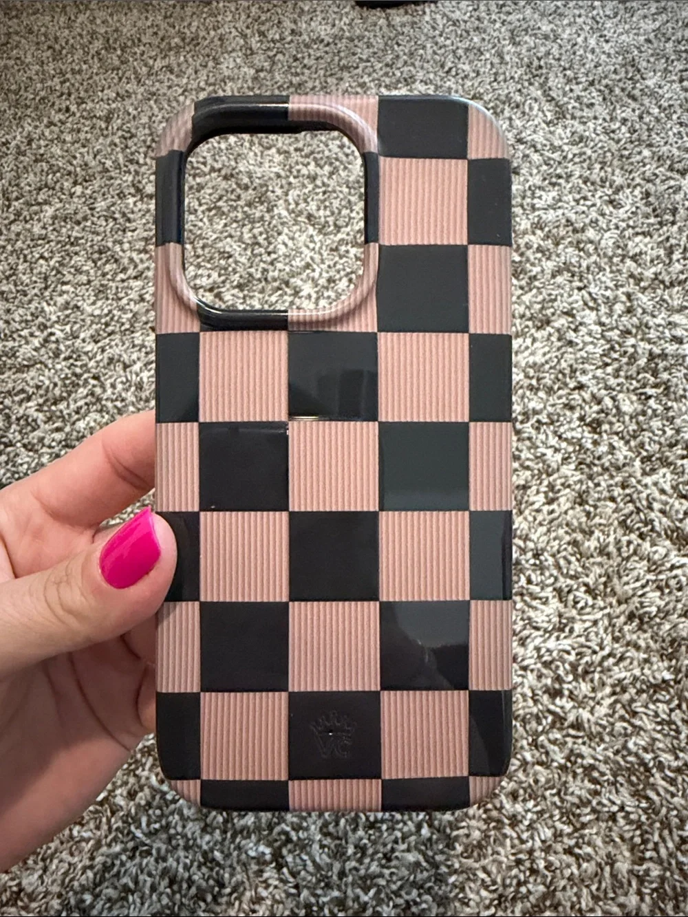 Velvet Caviar Checkered Phone Case
